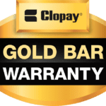 CLOPAY GOLD BAR WARRANTY LOGO