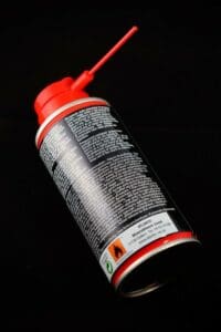 lubricate garage door parts