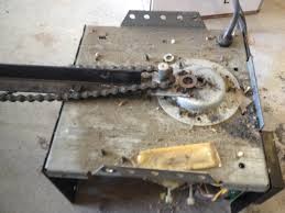 garage door opener Service bad sprocket