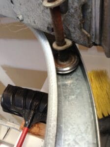 noisy garage door roller replace bad garage door roller