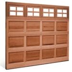 CLASSIC PANE WOOD GARAGE DOOR RAISED PANEL