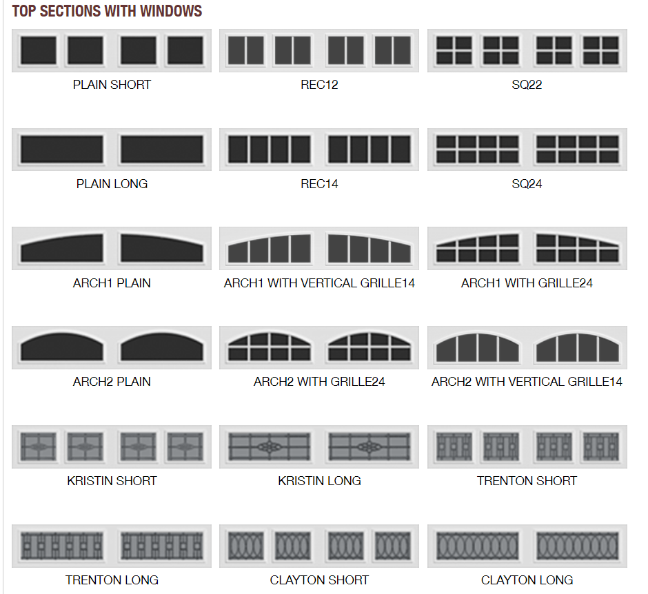 GALLERY TOP SECTIONS WITH WINDOWS