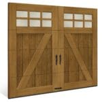 canyon ridge limited edition faux wood garage door