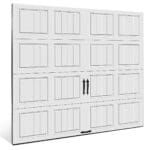 gallery garage door white steel classic