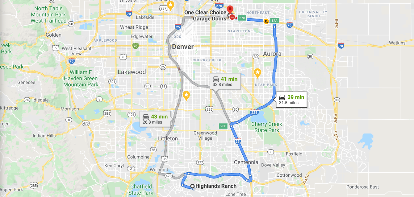 Highlands Ranch garage door repair