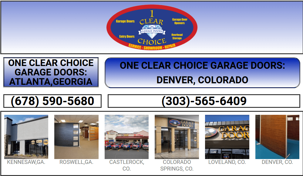 ONE CLEAR CHOICE DENVER AND ATLANTA SHOWROOM LOCATIONS
