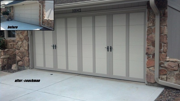 GARAGE DOORS INSTALLED BY ONE CLEAR CHOICE CLOPAY COACHMAN GARAGE DOORS