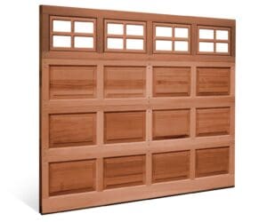 raised panel classic wood garage door collection