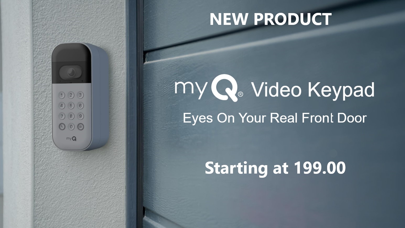 HOME SECURITY myq video keypad price